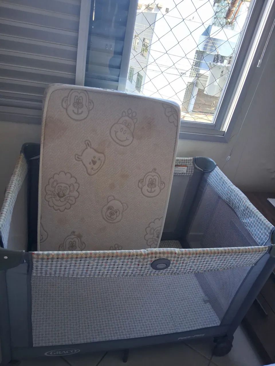 BERÇO DESMONTÁVEL (GRACO-CINZA) - Foto 3