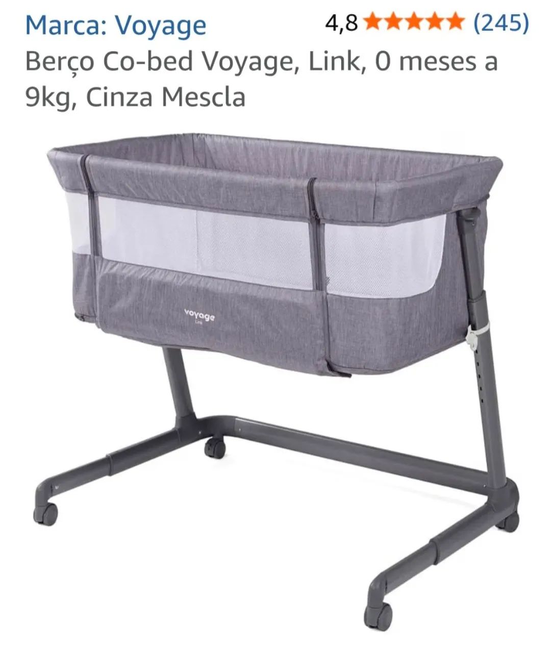 Berço Voyage de acoplar semi novo