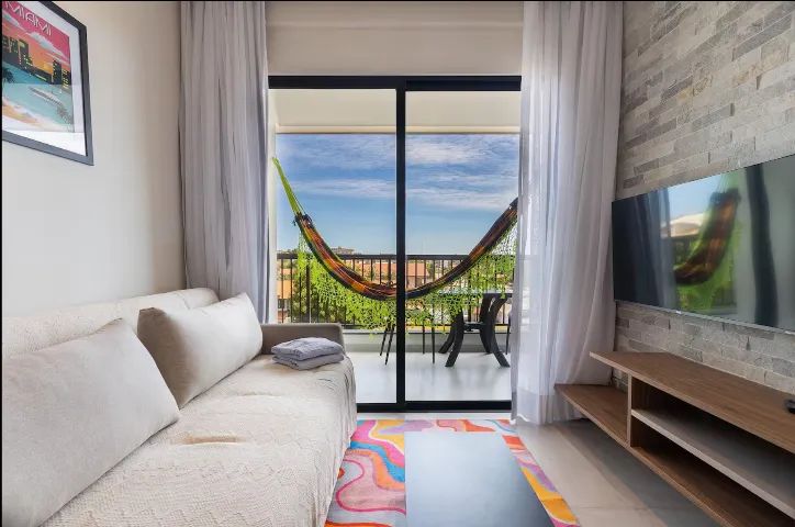  Apartamento Moderno no Cumbuco - 45m² - Piscina - Elevador - Centro - Foto 2