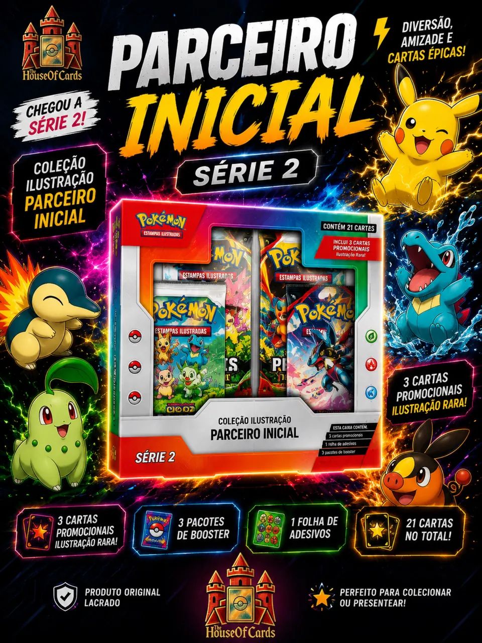 Parceiro iniciais 2 Pokémon tcg - Foto 2