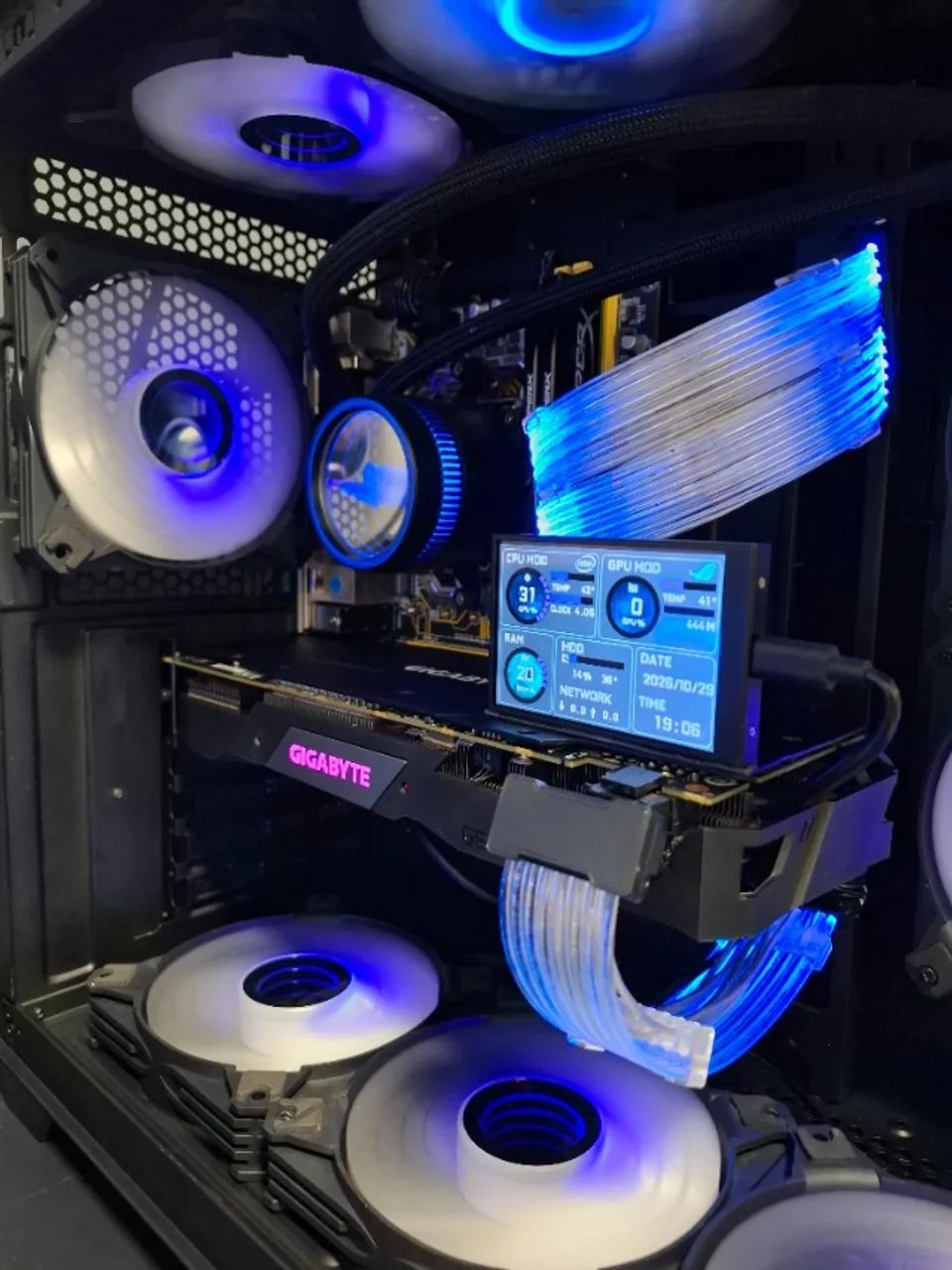 CPU Gamer 16gb DDR4 I5-10400F RTX 2060 - Foto 4