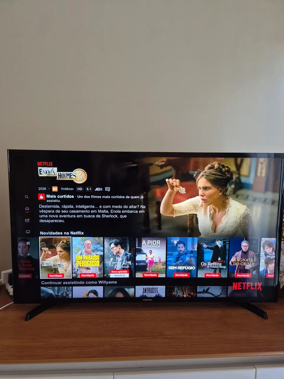 Samsung Smart TV 40 Polegadas Full HD 100% OK