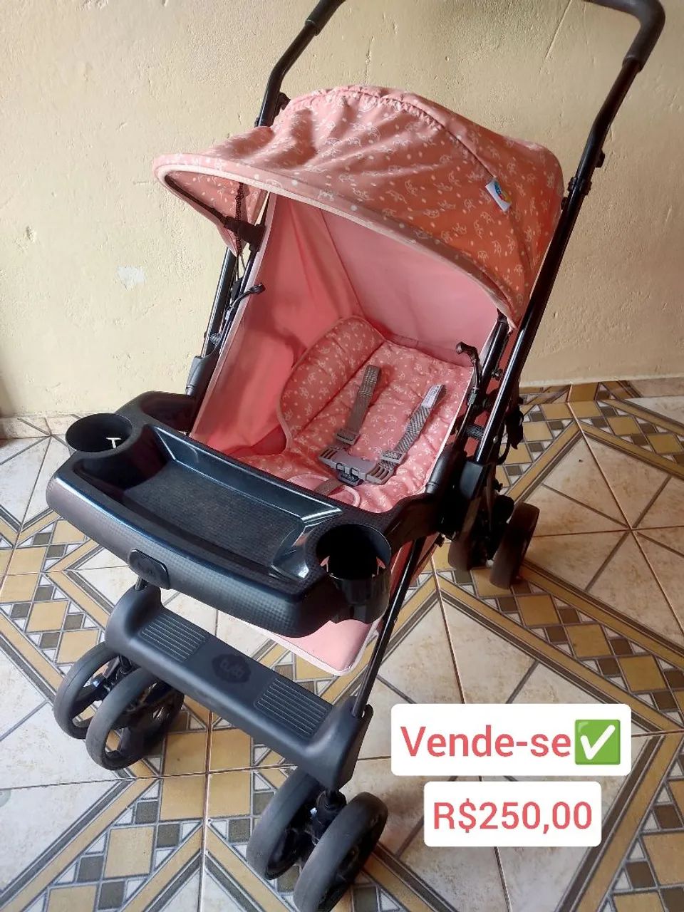 Carrinho de bebê para menina