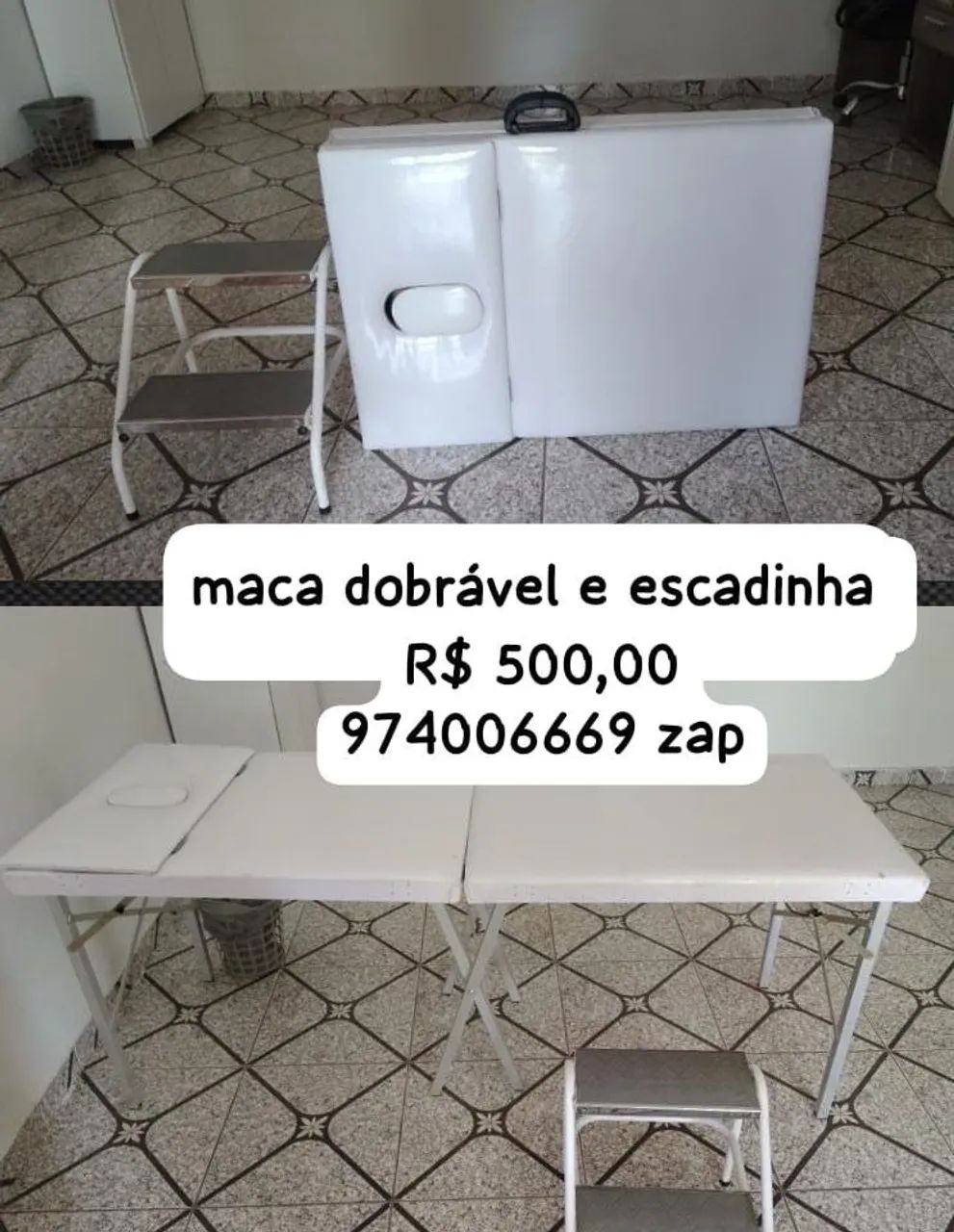 Maca Dobrável e Escadinha