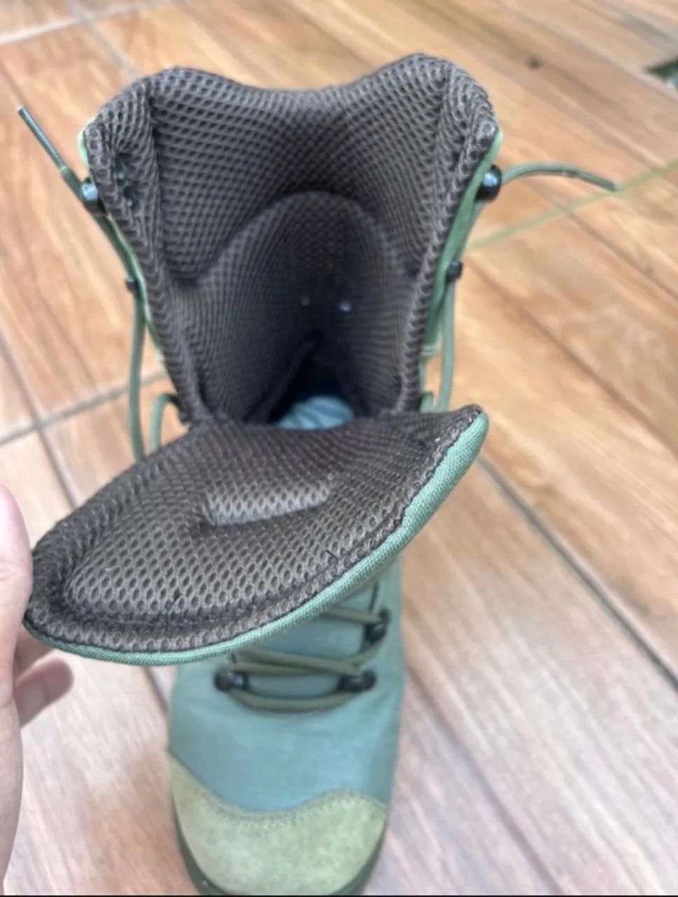 Coturnos Airstep verde e camuflado  - Foto 3