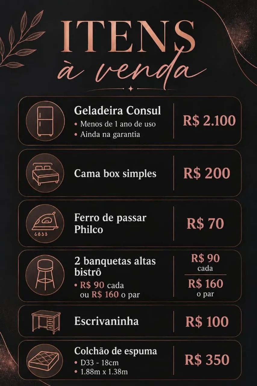 Móveis usados 
