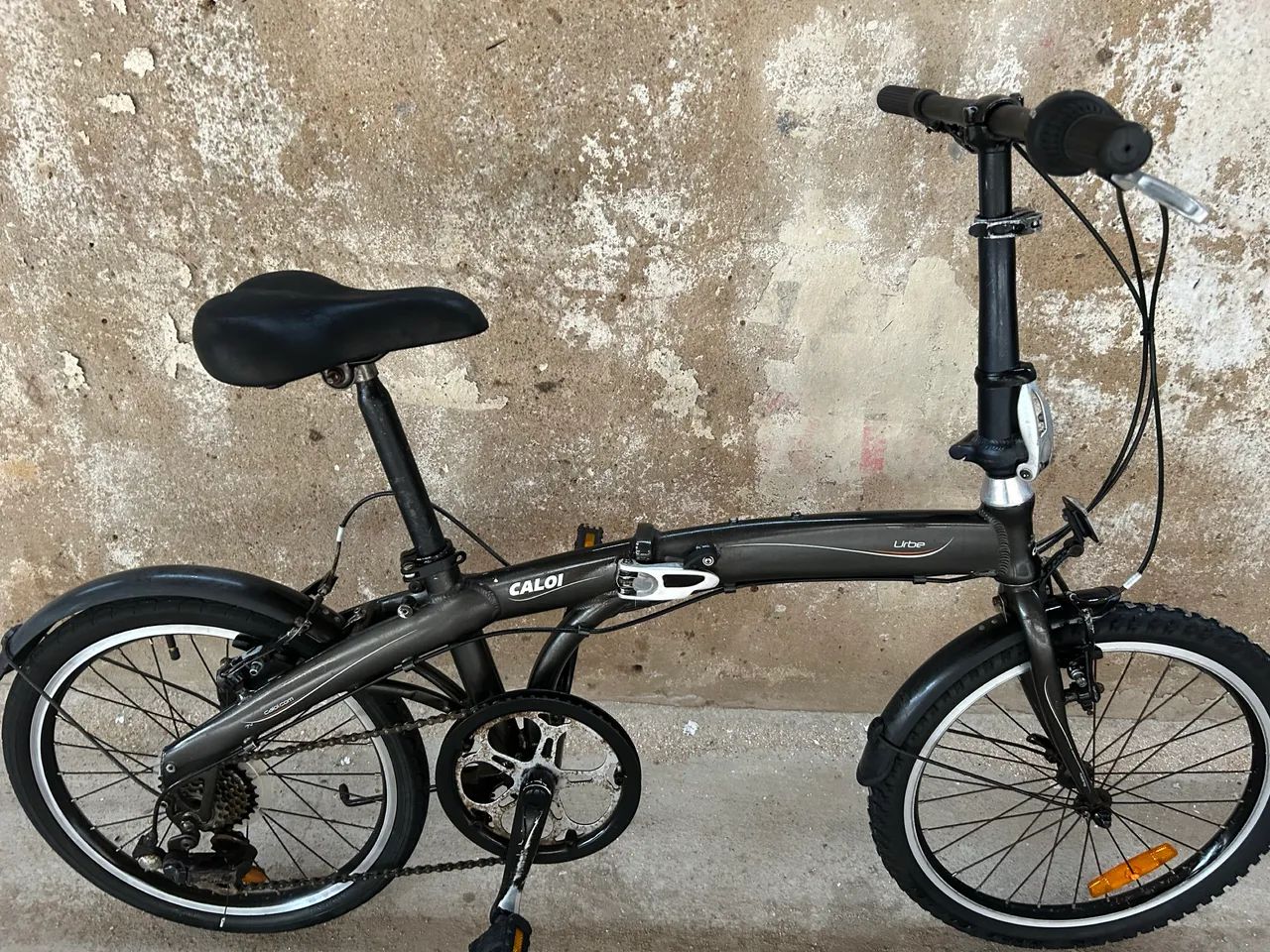 Bicicleta aro 20 dobrável Caloi alumínio