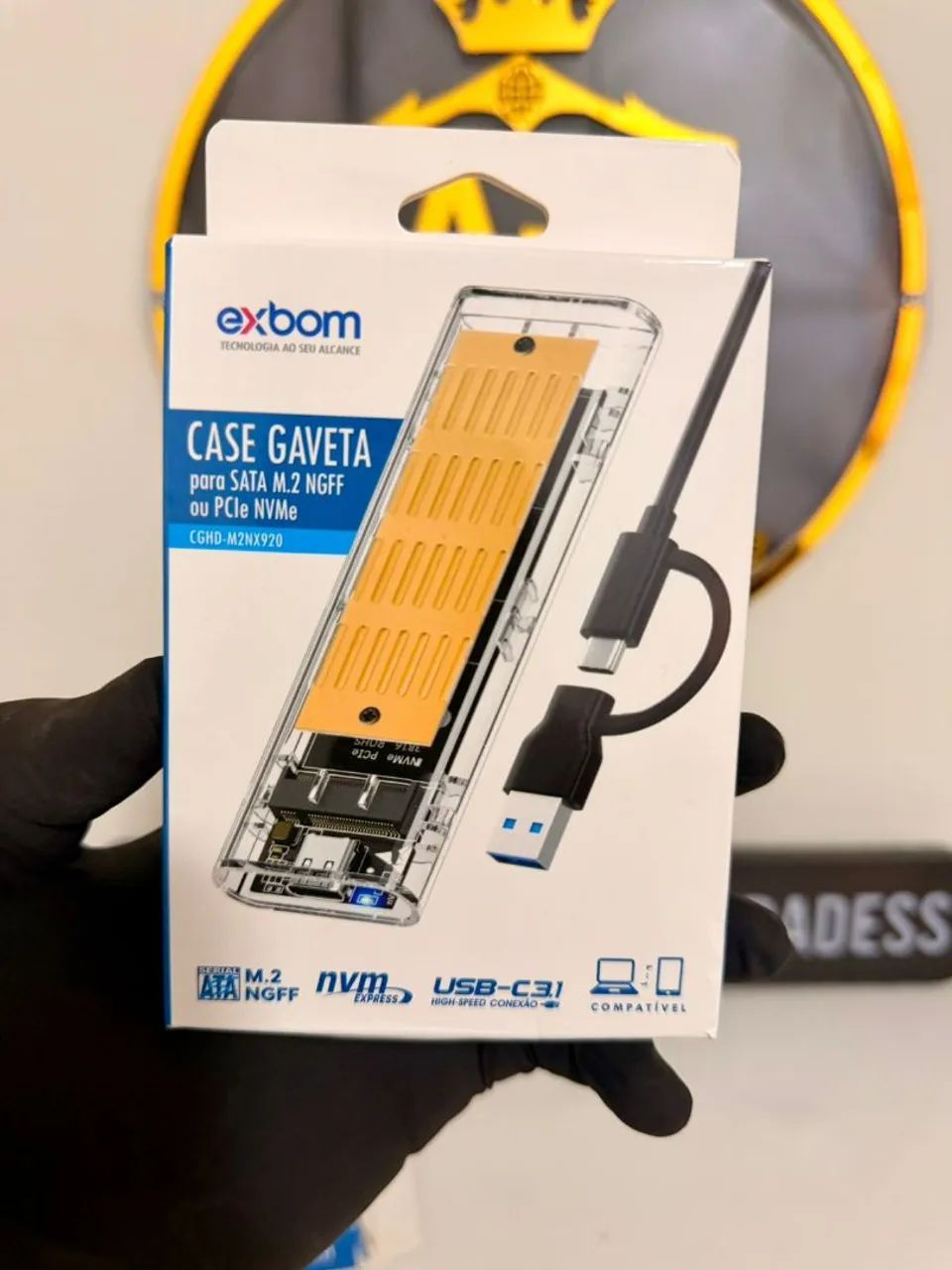 Mini Case para SSD M.2 NVME - Foto 5