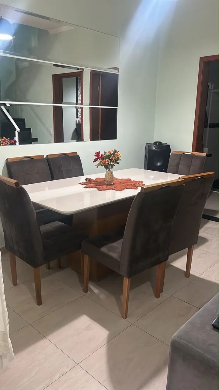 Mesa 6 cadeiras *Alta Linha* - Foto 2