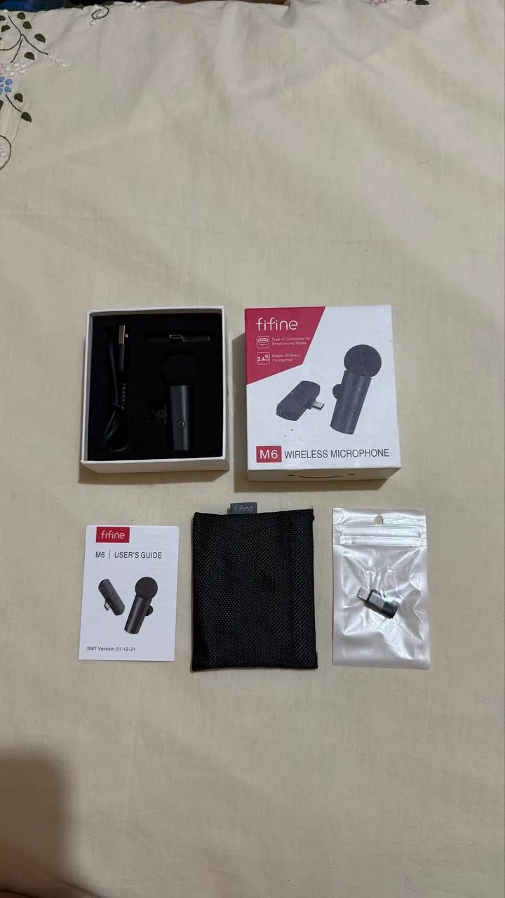  Microfone Lapela Fifine M6  - Foto 2