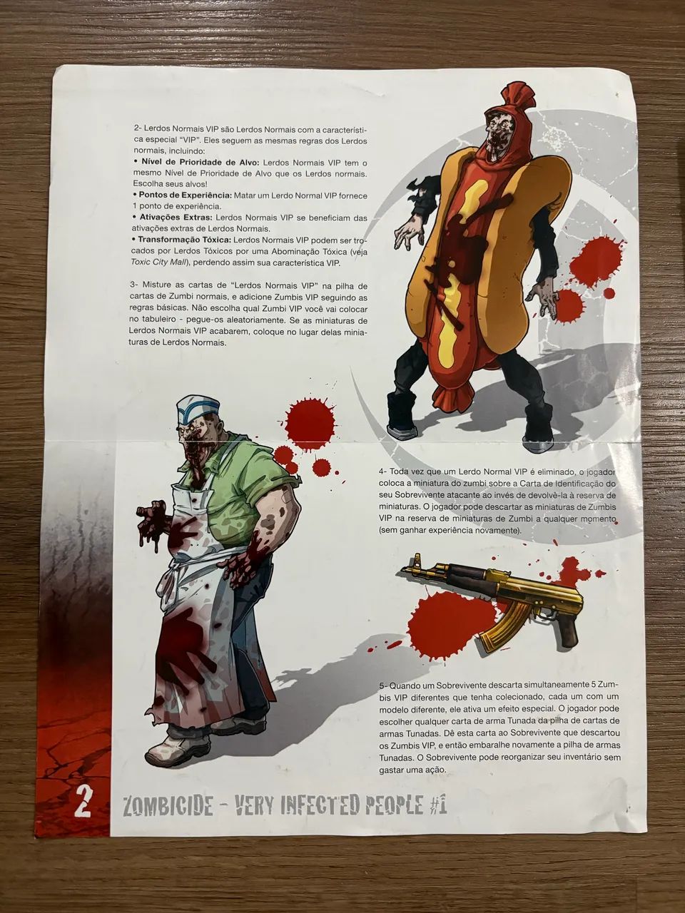 Jogo de Tabuleiro - Zombicide VIP 1 - Foto 5