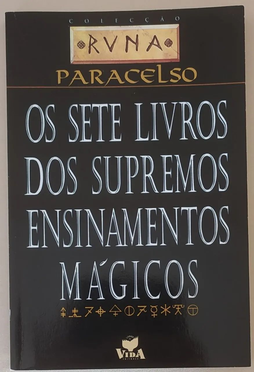 Os Sete Livros dos Supremos Ensinamentos Mágicos - Paracelso (importado)
