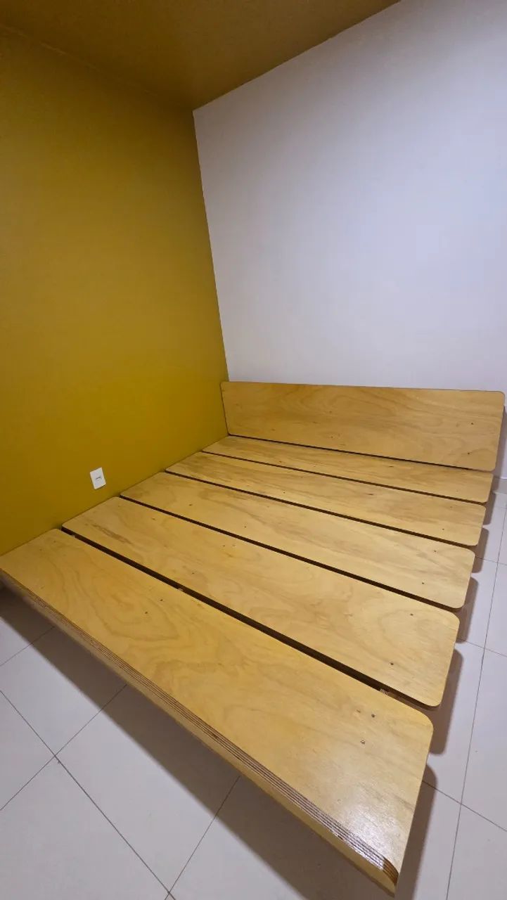Cama Tatame King Size | Compensado Naval | 100% DIY - Foto 3
