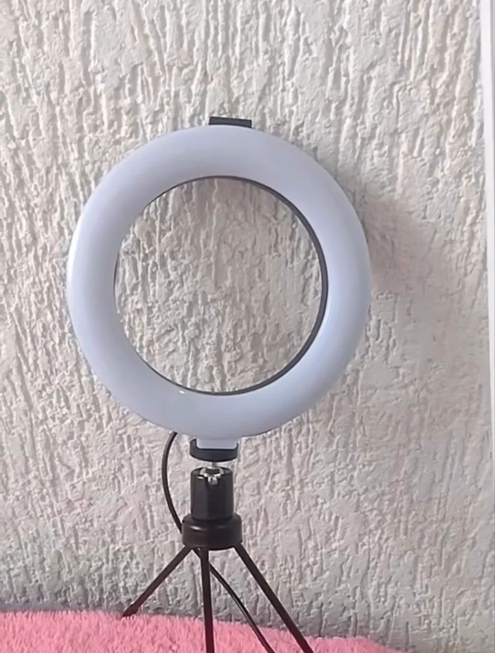 Ring Light LED de Mesa 6 Polegadas (16 cm) com Tripé - Iluminador para Fotos, Vídeos - Foto 3