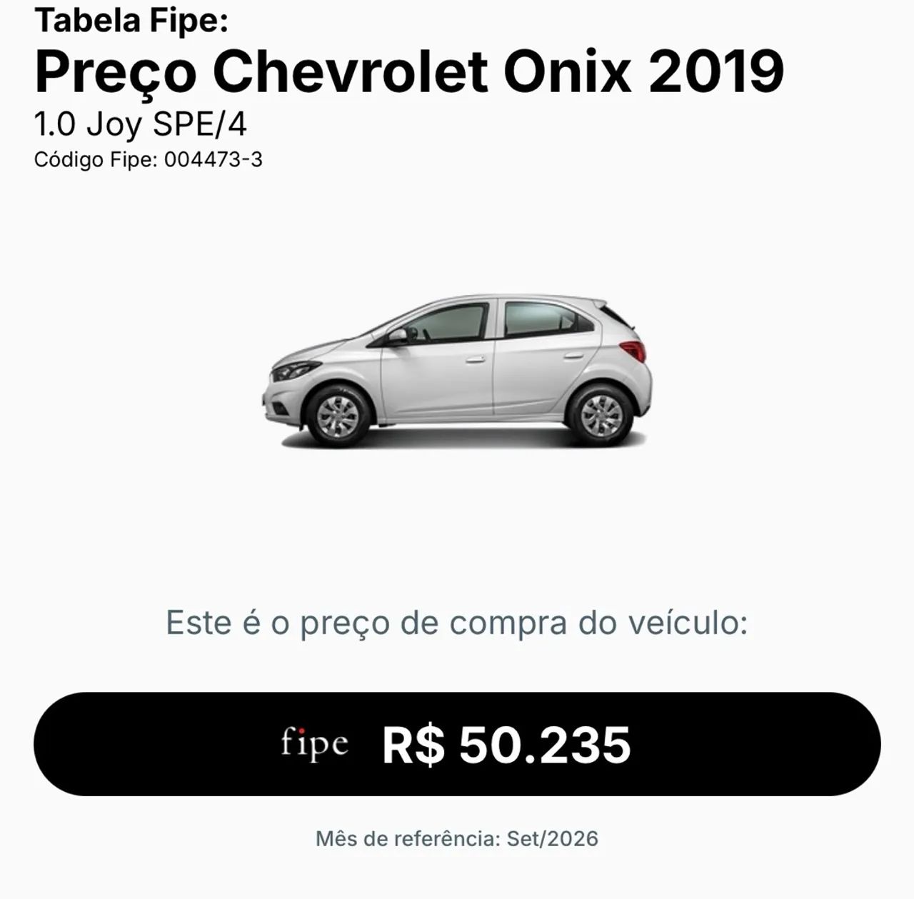 Chevrolet Joy JOY Hatch 1.0 8V Flex 5p Mec. 2020