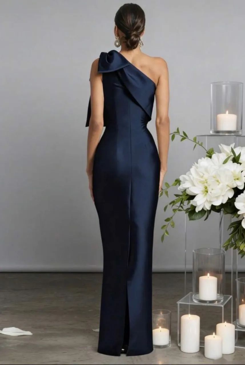Vestido Azul - Marinho longo - Foto 2