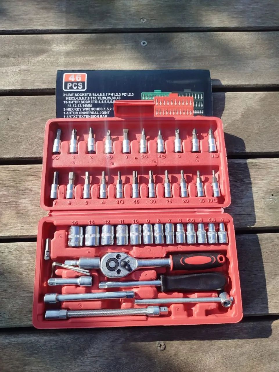 Red Sea170セット Kit ferramentas 46 peças com maleta - Ferramentas de Construção
