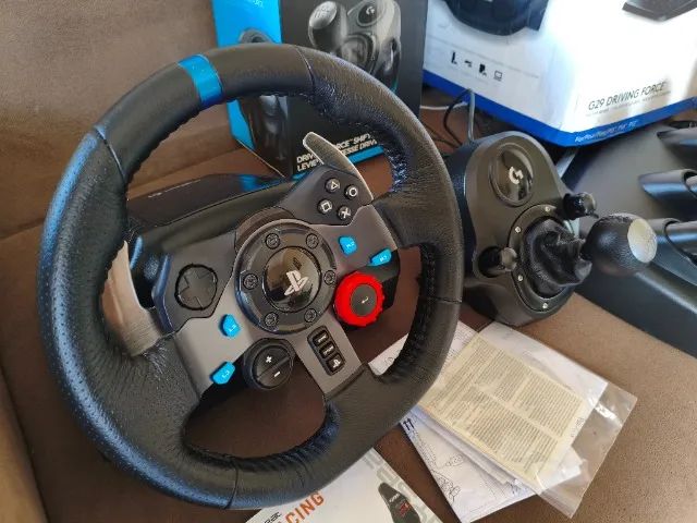 Volante logitech g29 com câmbio - Foto 3
