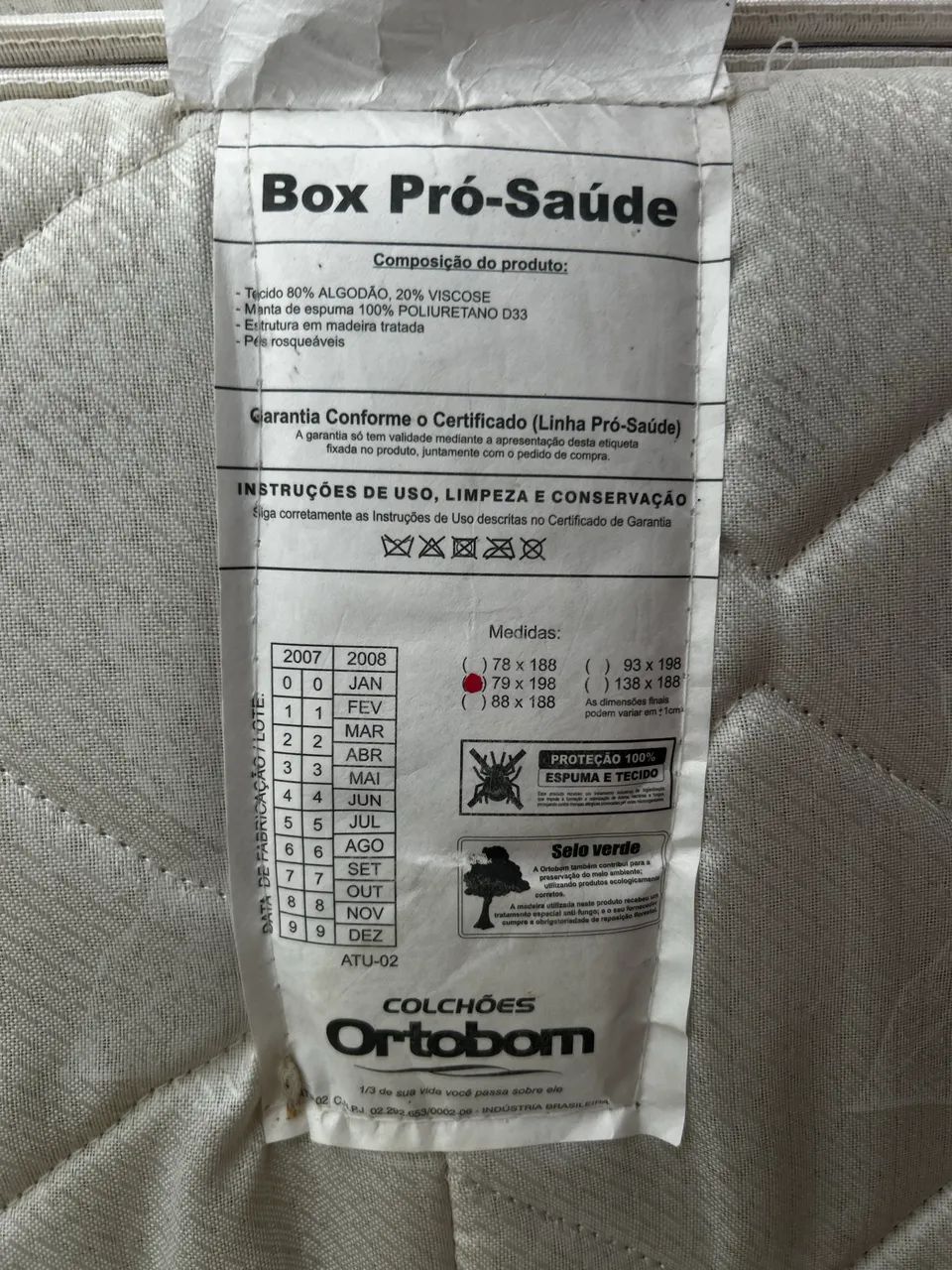 CAMA BOX CASAL USADA EM ÓTIMO ESTADO  - Foto 4
