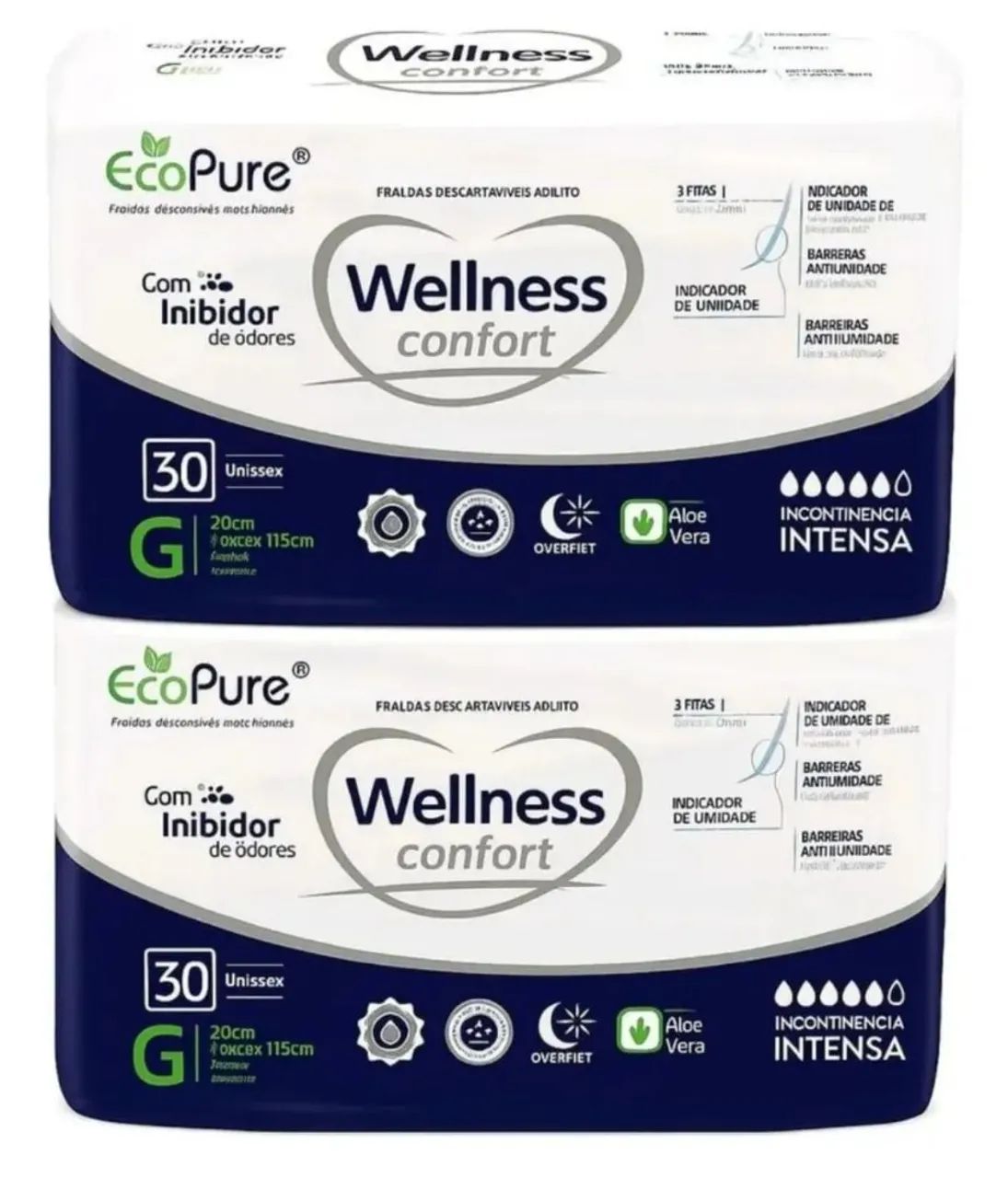 Fralda geriátrica Wellness adulto
