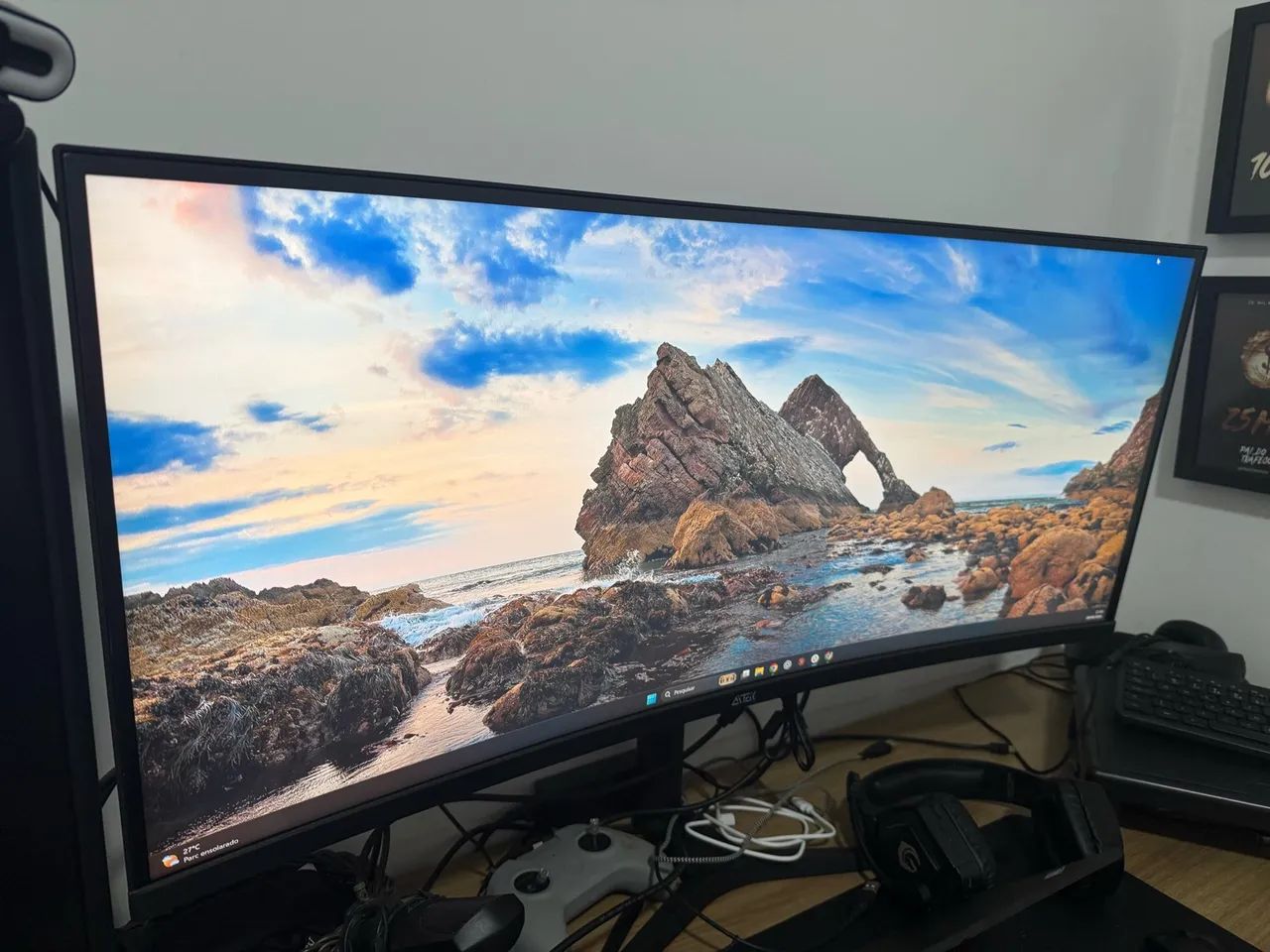 Monitor Gamer Curvo 38 Polegadas Full HD Ultrawide 1ms 75hz