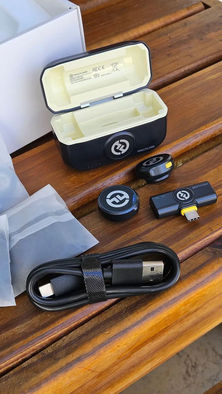 Microfone Hollyland  Lark M2 (Wireless Lavalier Microphone UCB Version) - Foto 5