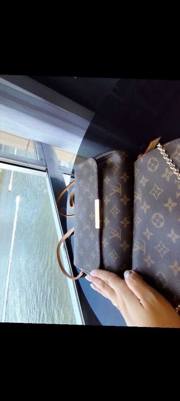 Bolsa original Louis Vuitton Marron - Foto 3