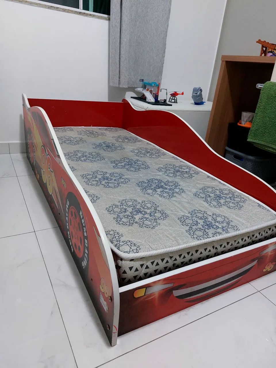 Cama Infantil Carro com Colchão  - Foto 5