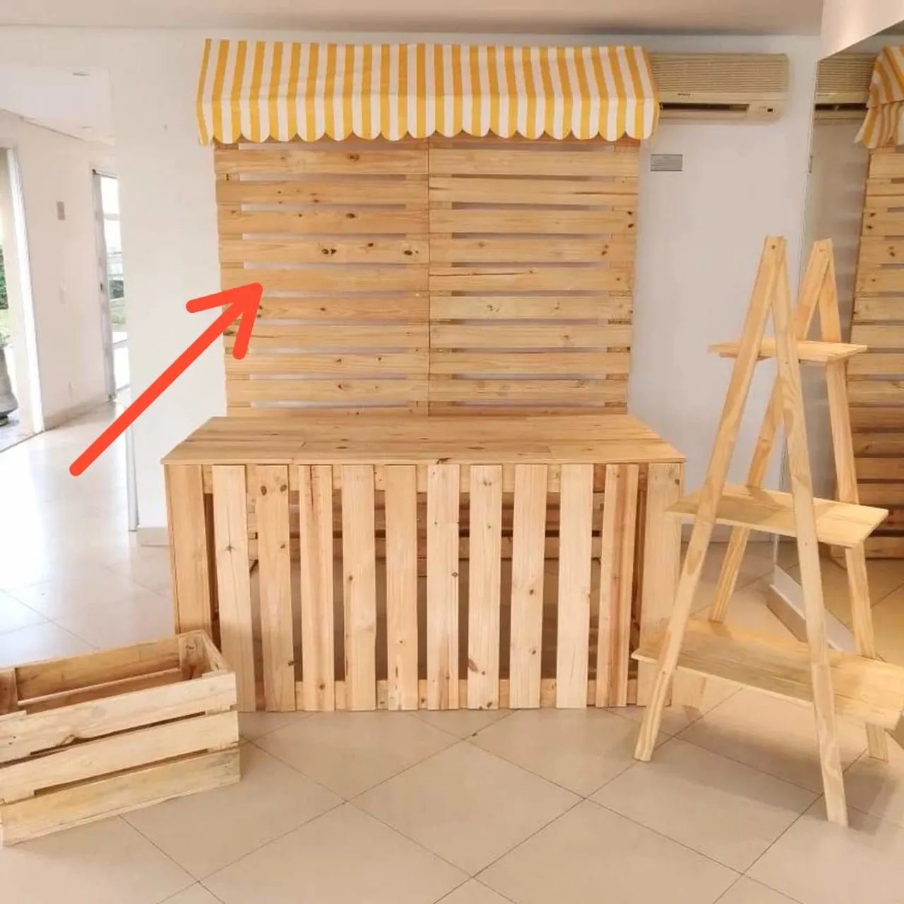 Barraca palete pinus moveis rusticos  - Foto 4