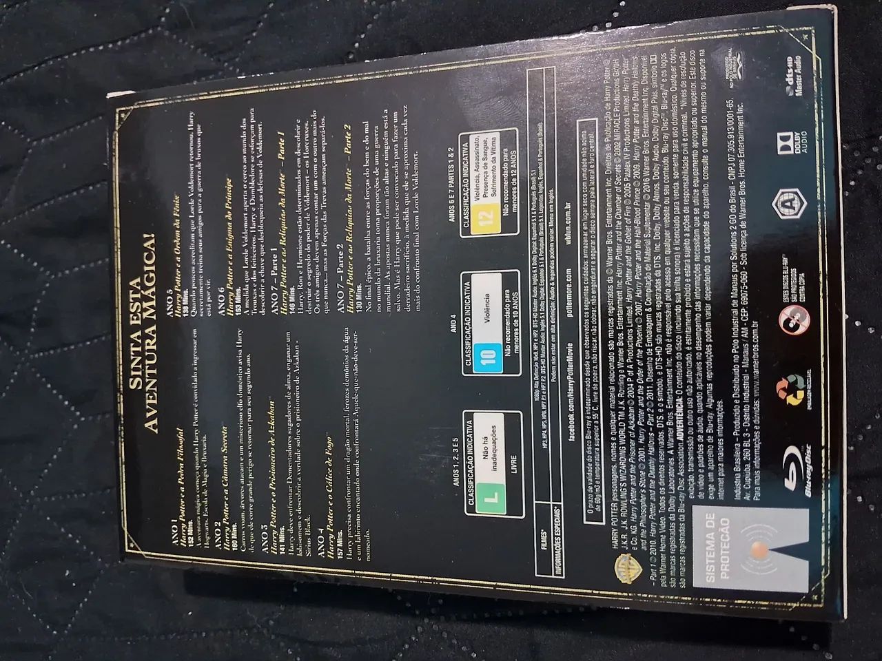 Coleção Blu-ray Harry Potter  - Foto 5