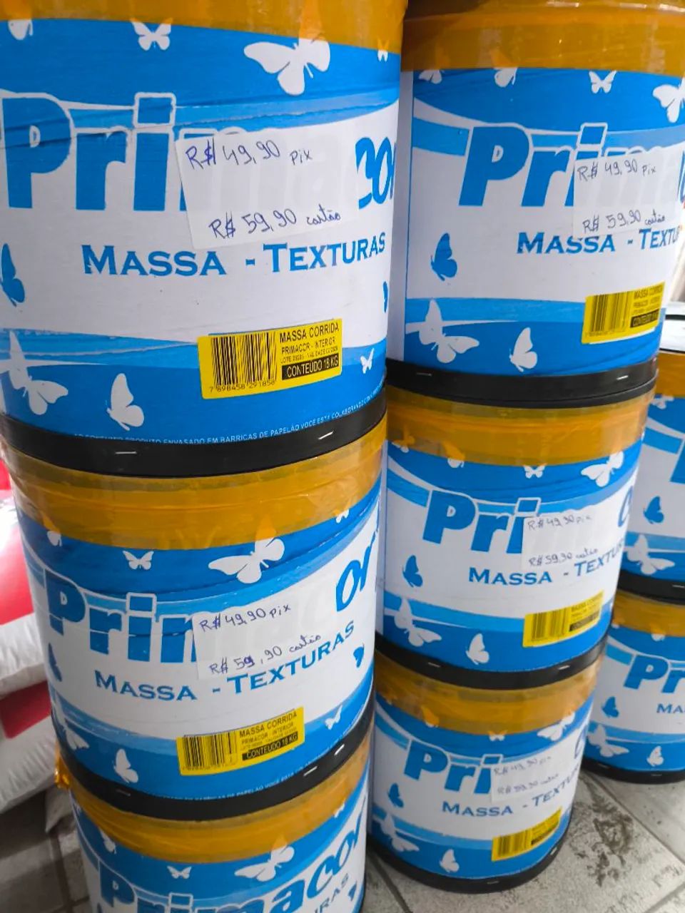 Massa Corrida 18kgs R$49,90un Pix  - Foto 3
