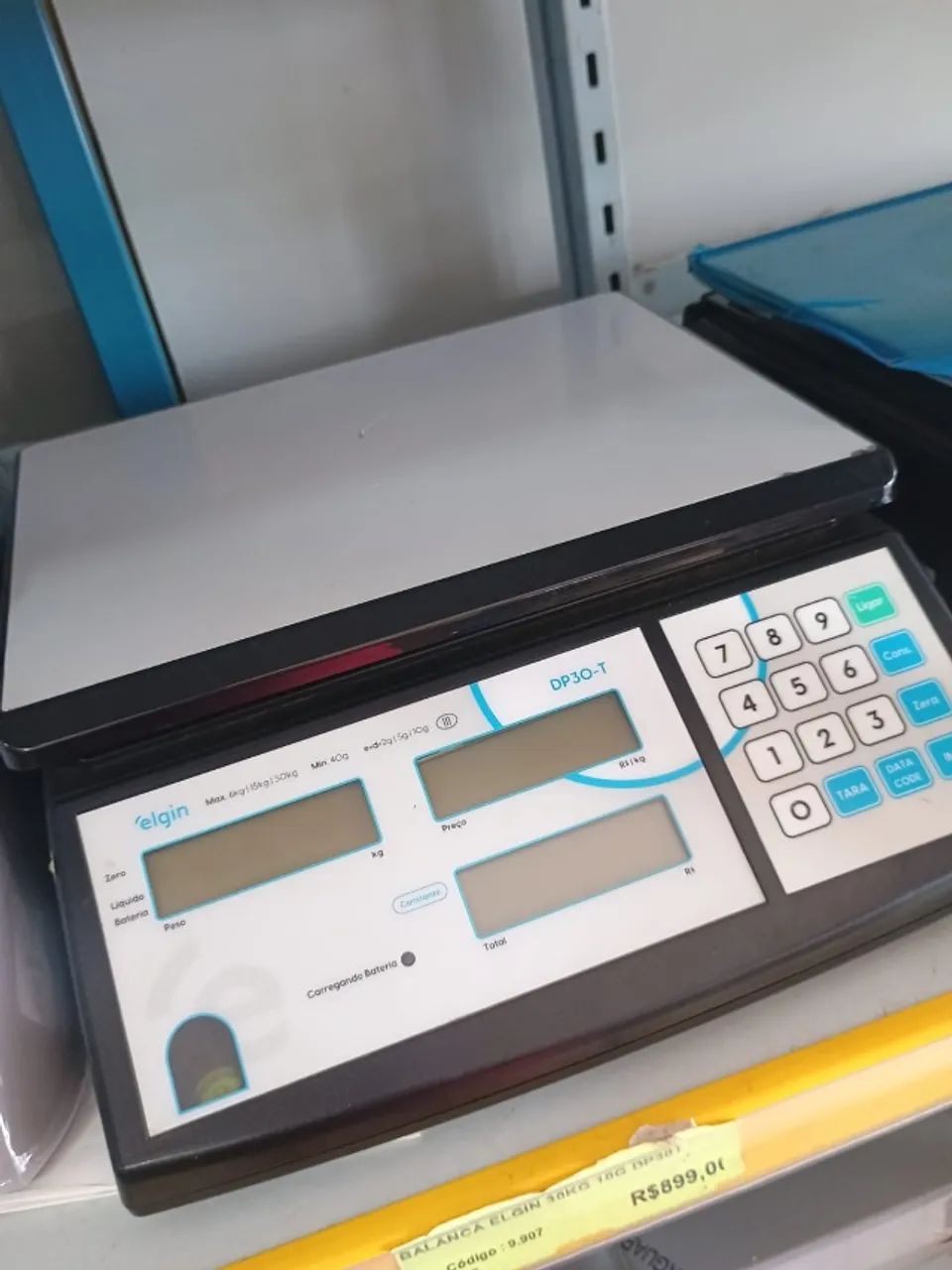 BALANÇA DIGITAL ELGIN 30KG - NOVO