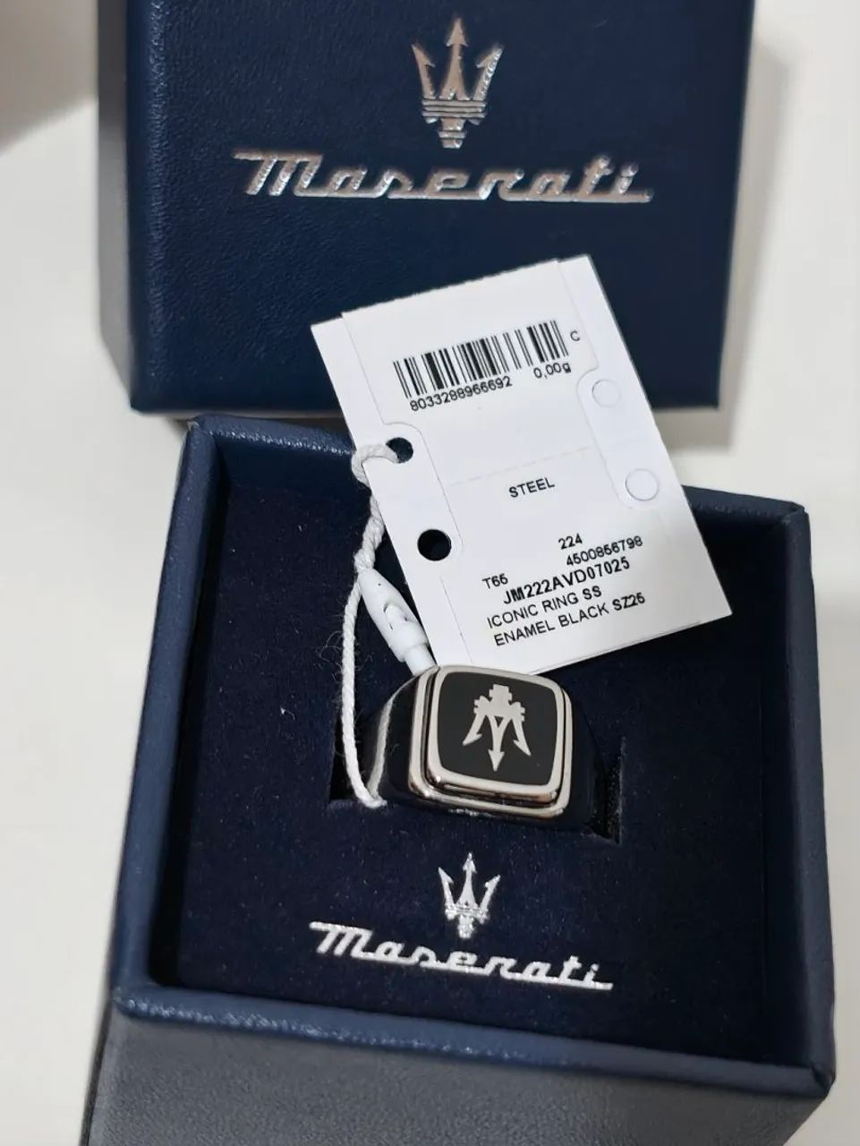 Maserati Jewels Ring with Black Enamel - Foto 3