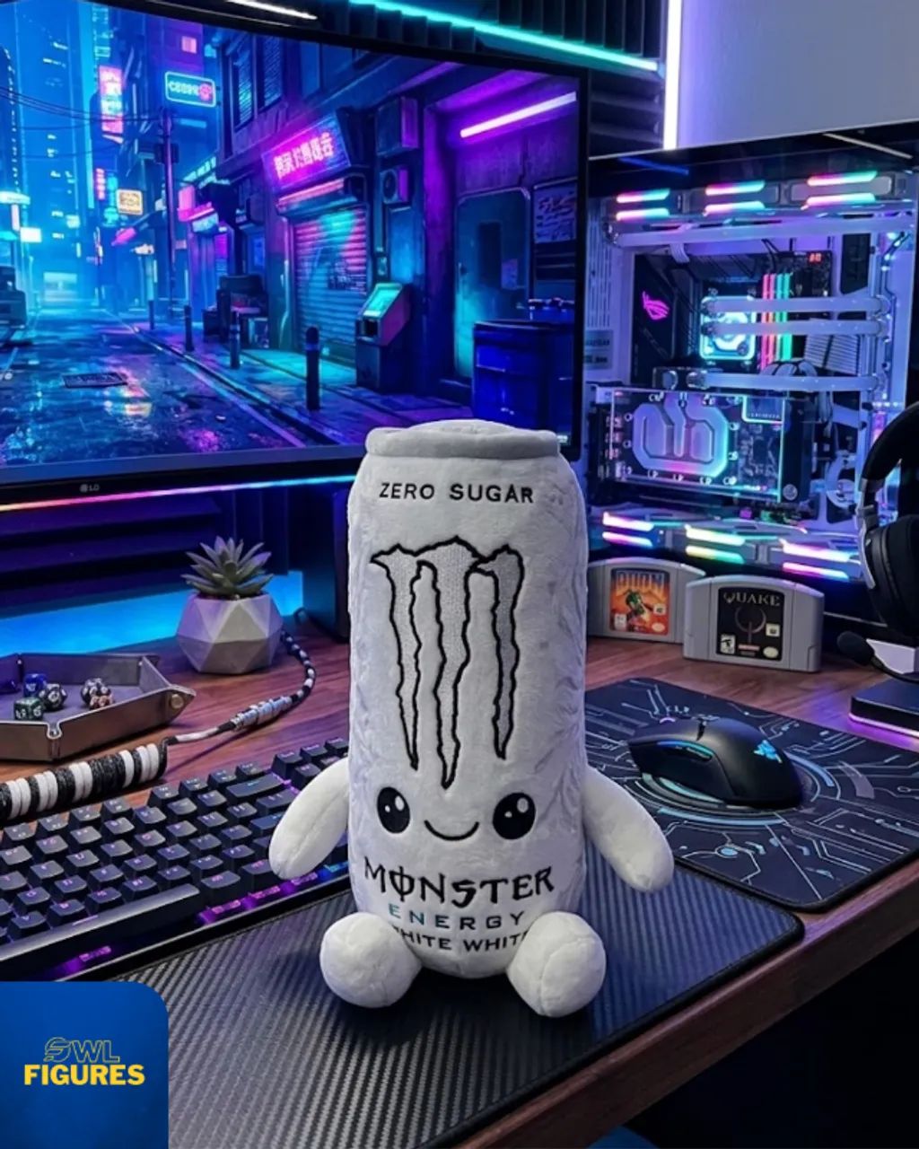 Monster de pelúcia - Monster Ultra white