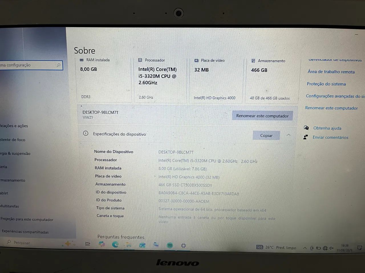 Notebook Lenovo - Foto 4