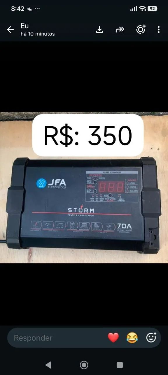 Fonte JFA 70 ap 