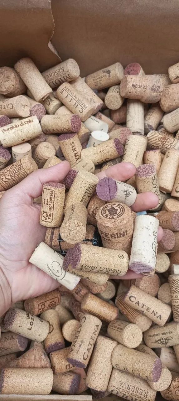 Rolhas de vinho para artesanato  - Foto 4