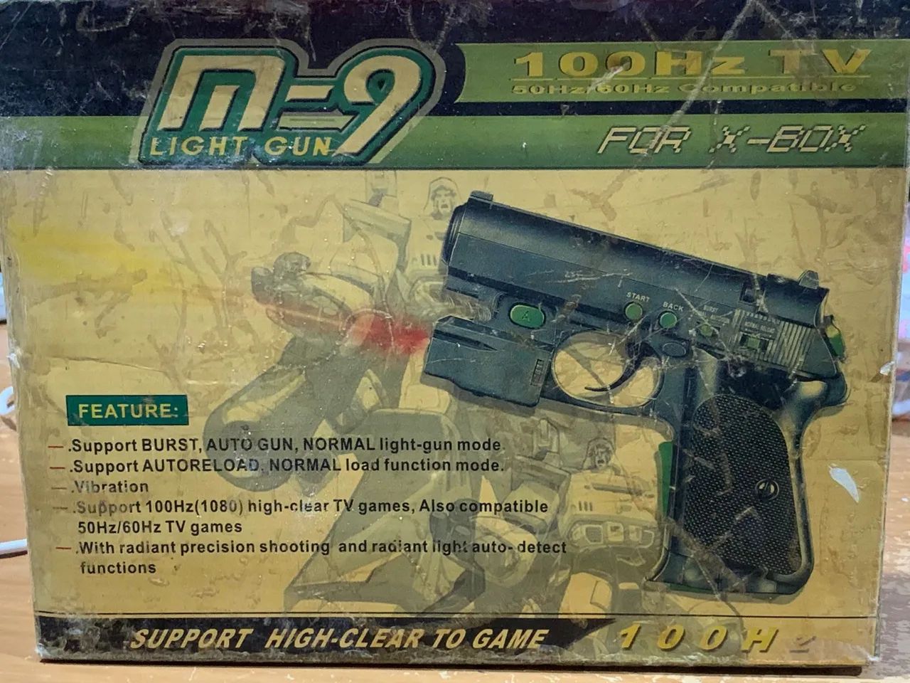 Rara pistola Xbox Clássico  Sem uso 