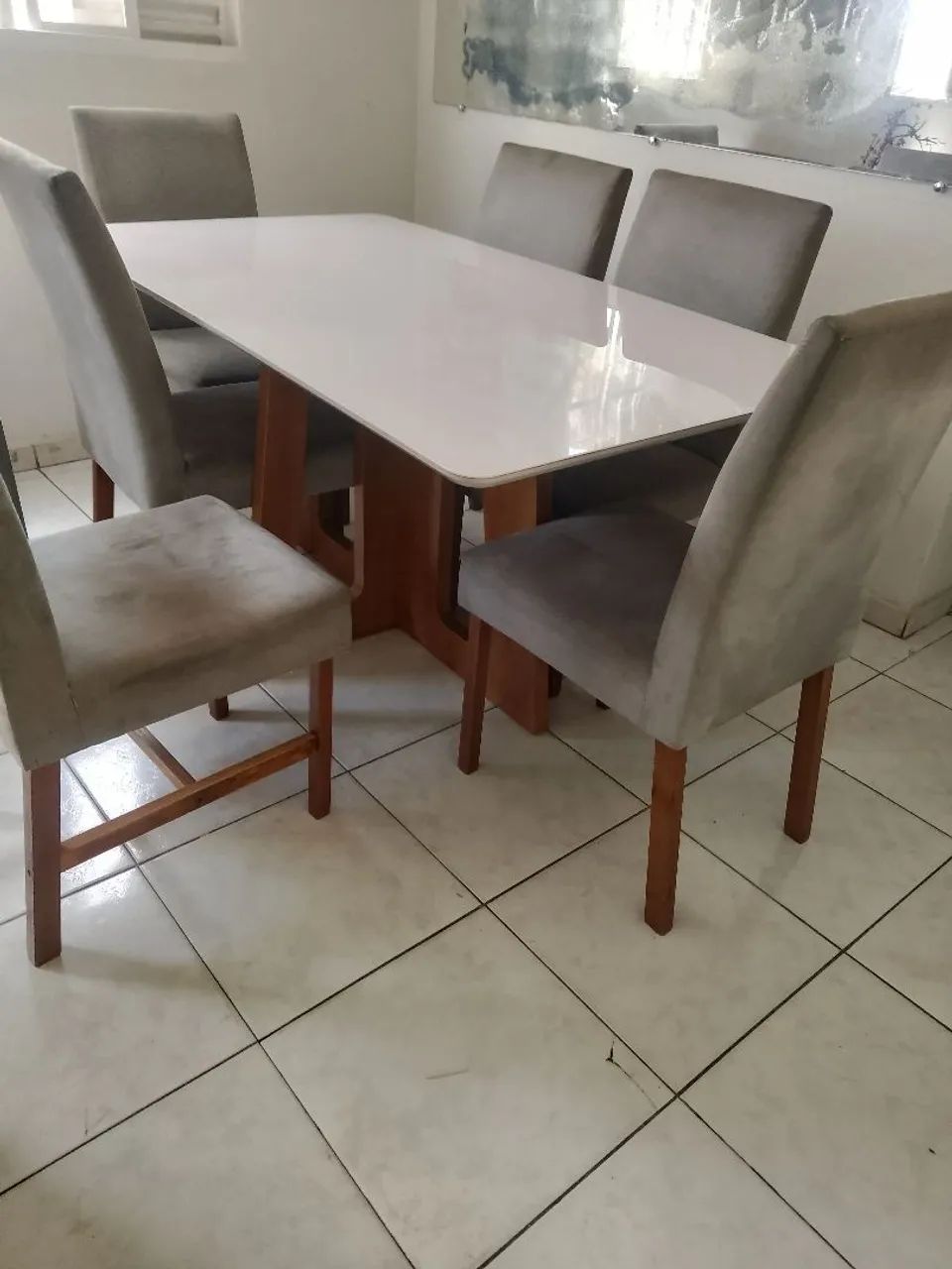 Mesa com 6 cadeiras  - Foto 4