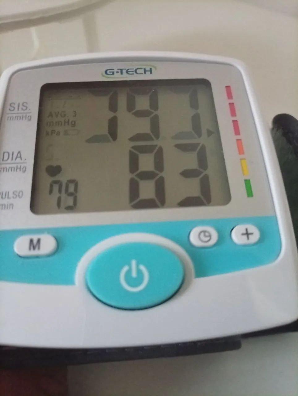 Aparelho De Pressão Digital Automático De Pulso Gp200 G-tech Azul - Foto 3