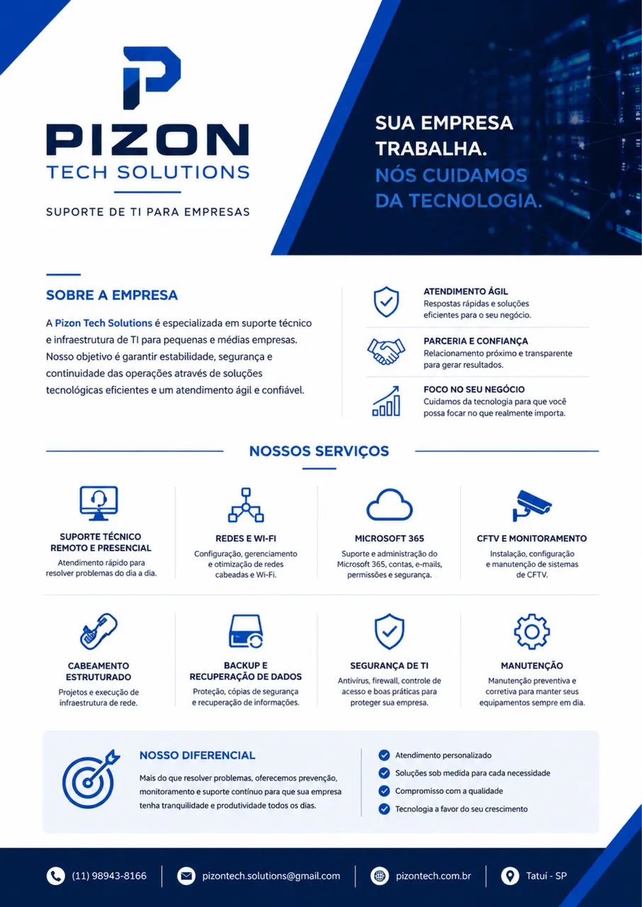 Suporte Técnico de TI | Manutenção de Computadores e Redes - Foto 3