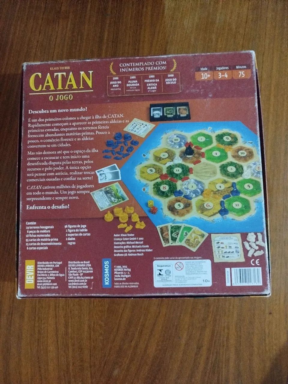 Catan o jogo com cartas protegidas - Foto 2