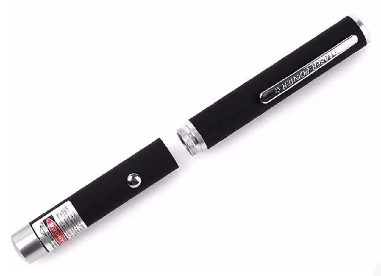 Caneta laser pointer longo alcanço (verde) - Foto 4