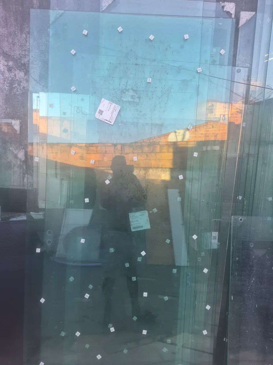 Porta de correr vidro verde  - Foto 4