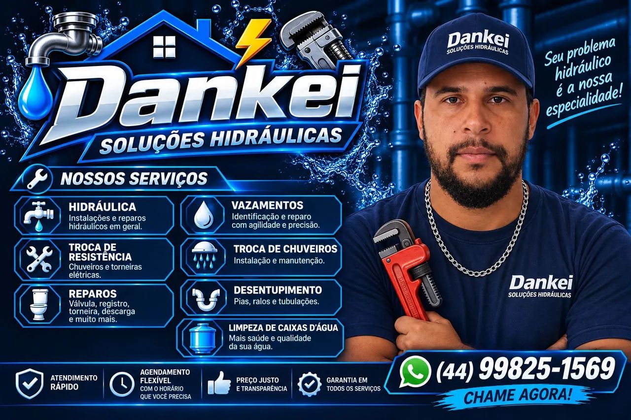 precisou de encanador em Maringá e região fale conosco