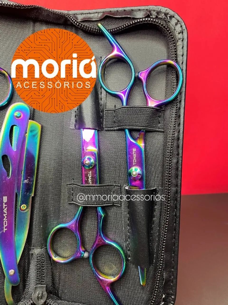 Kit 3 Tesouras Profissionais P/ Cortar Cabelo Cabelereiro - Foto 2