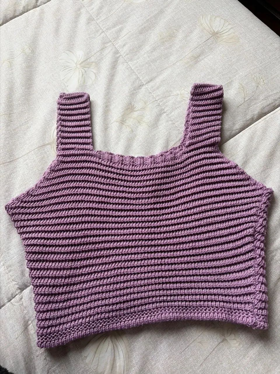 Cropped de crochê 