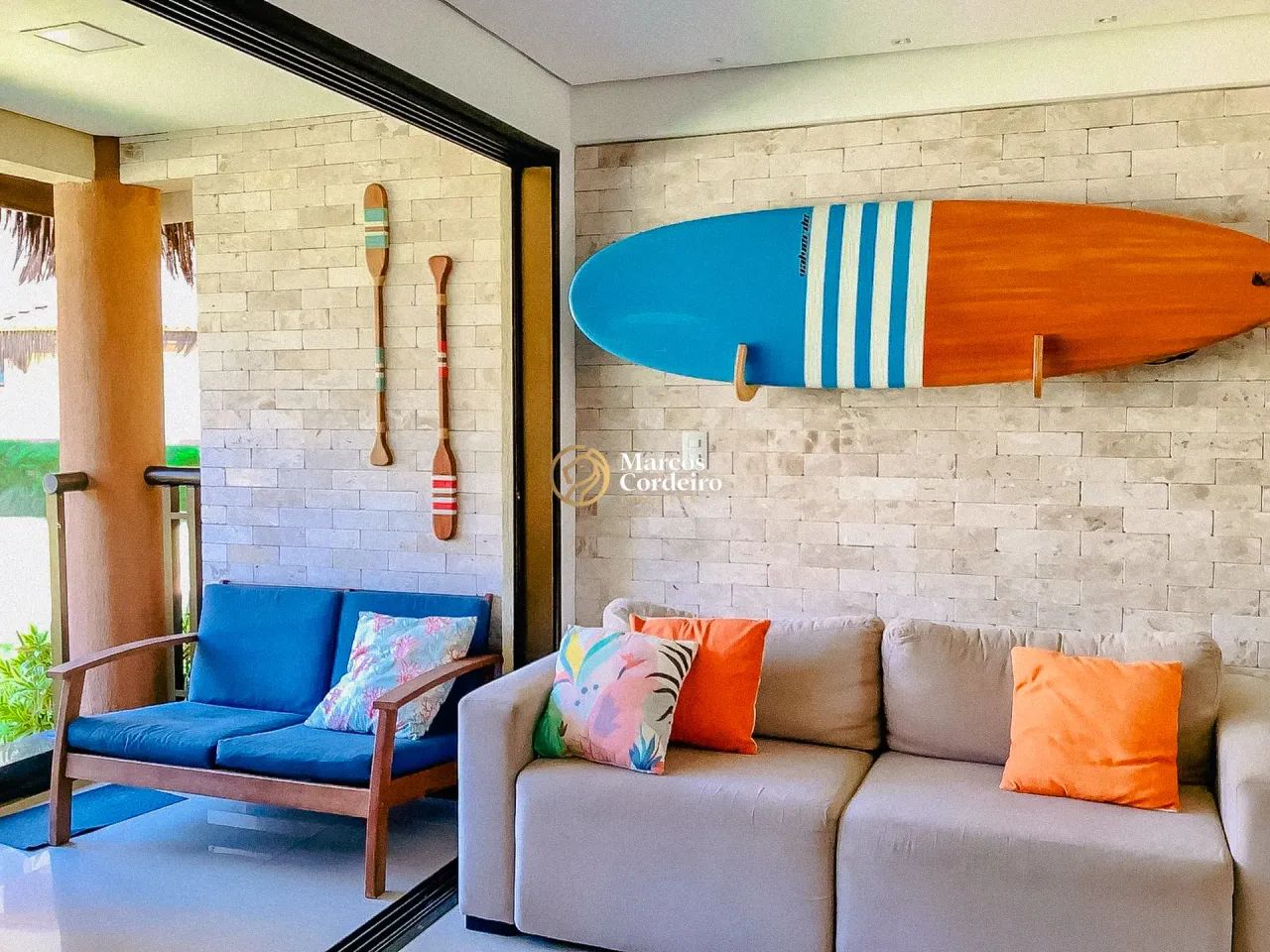 Manhattan Beach Riviera, Apartamento no térreo, mobiliiado - Aquiraz - CE - Foto 2