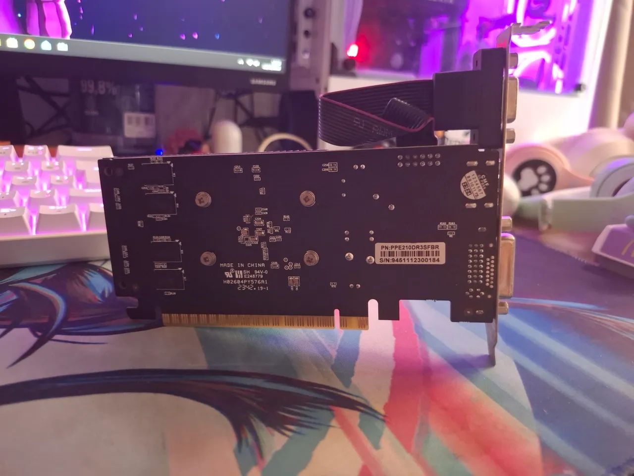 Placa de Vídeo NVIDIA GeForce G210 ? Usada - Foto 2