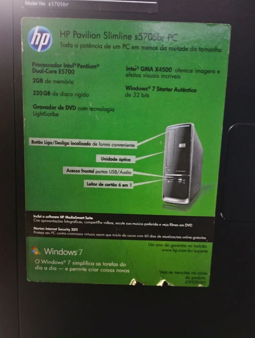 Computador completo Hp original 200,00 - Foto 3